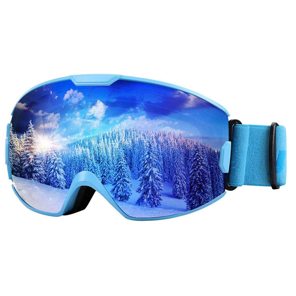 Ski Goggles - OTG Snow/Snowboard Goggles for Men, Women & Youth - 100% UV  Protection W1